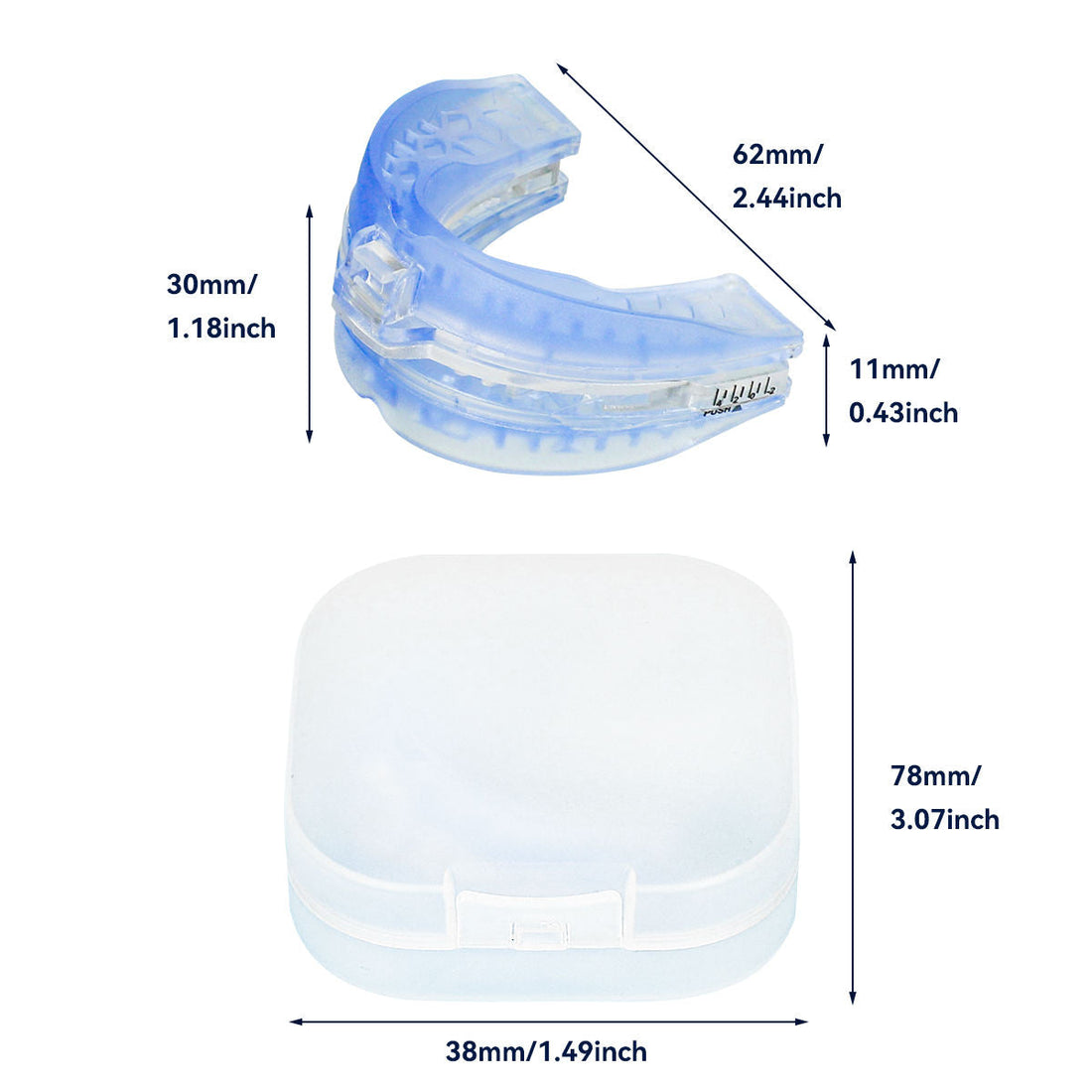 Adjustable Silicone Anti-Snoring and Anti-Bruxism Braces