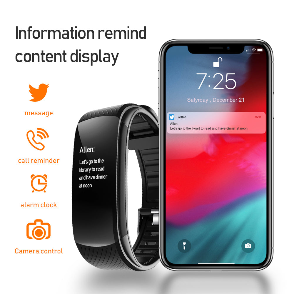 C5S Smart Bracelet with Heart Rate Health Monitor