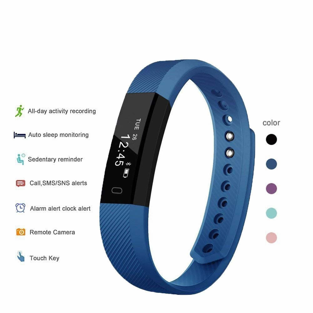 SmartFit SlimTrack Watch: Free Band, Multi-Device Sync