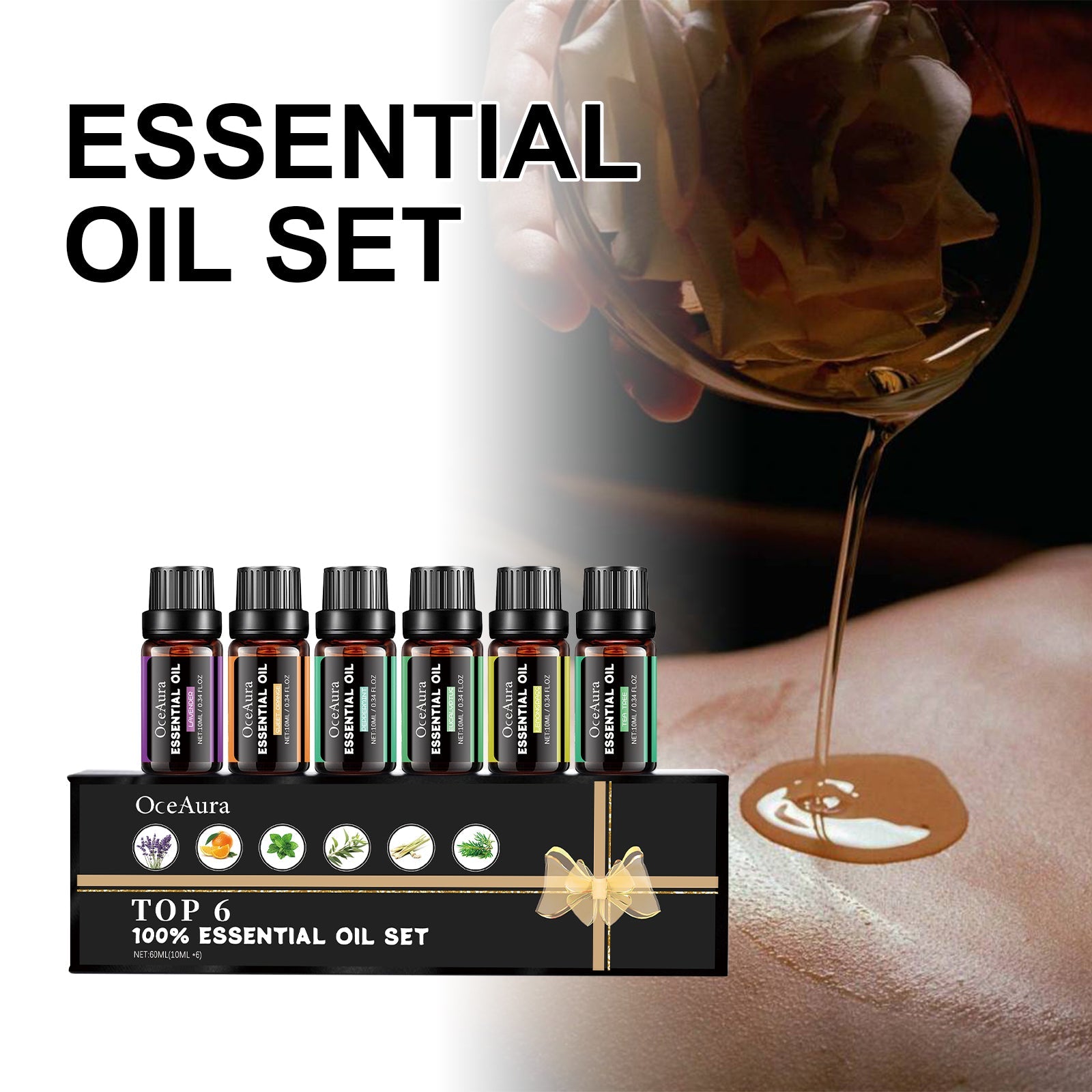 Hydrating Essential Oil Set for Body Care