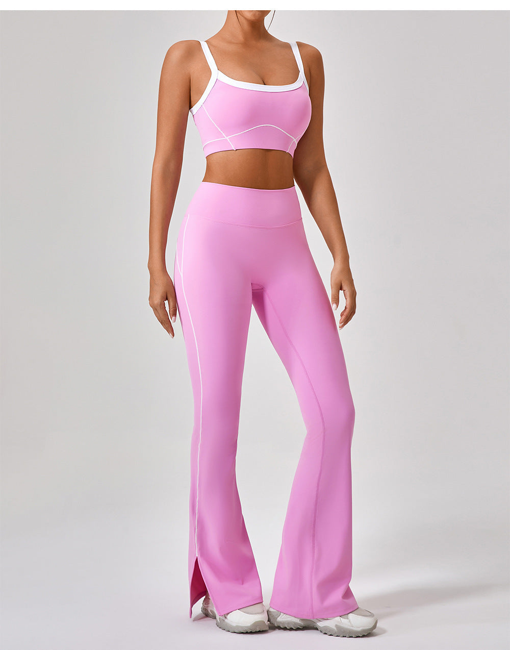 Women’s Spaghetti Strap Yoga Fitness Set Outfit