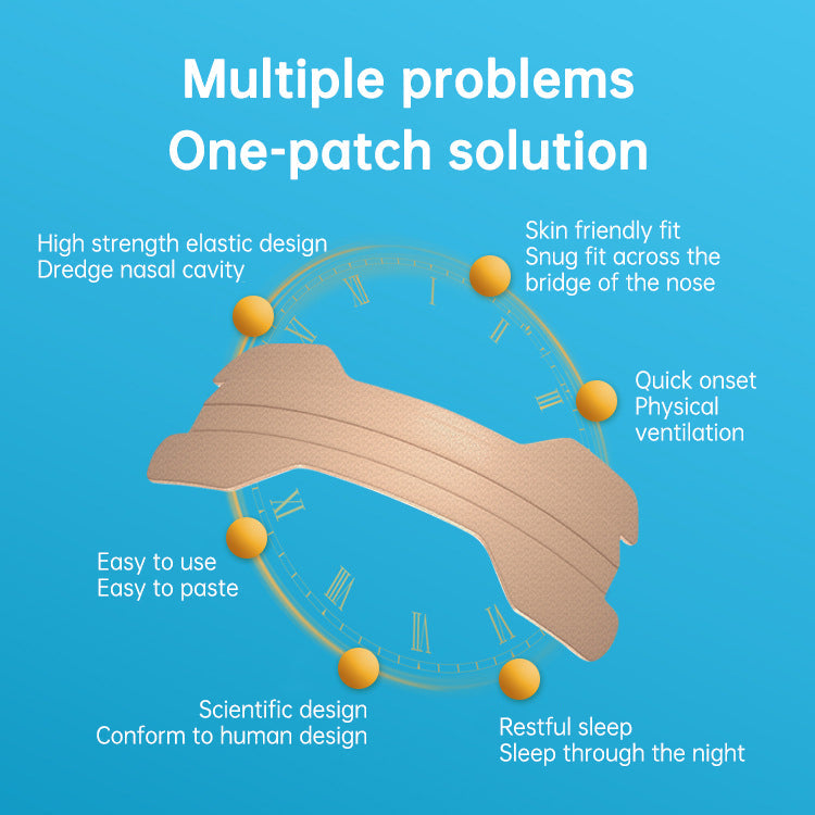 Breathable Nasal Strips for Snoring and Sleep