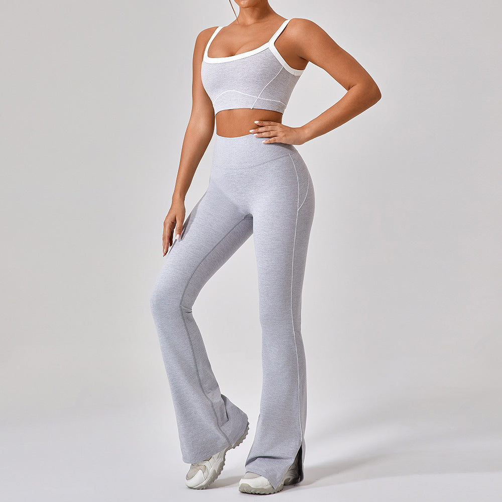 Women’s Spaghetti Strap Yoga Fitness Set Outfit
