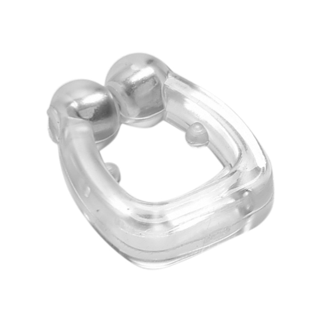 Silicone Magnetic Anti-Snore Nose Clip Device