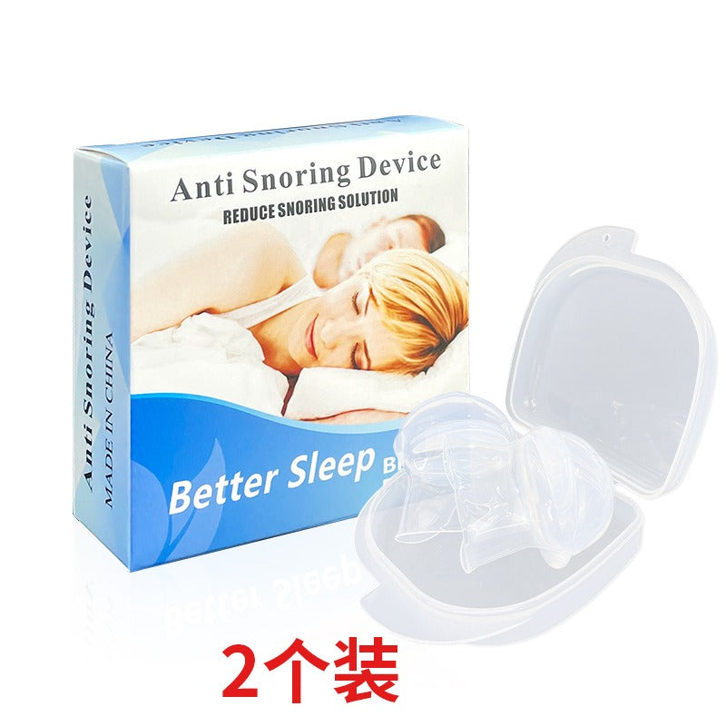 Silicone Tongue Anti-Snoring Device for Sleep