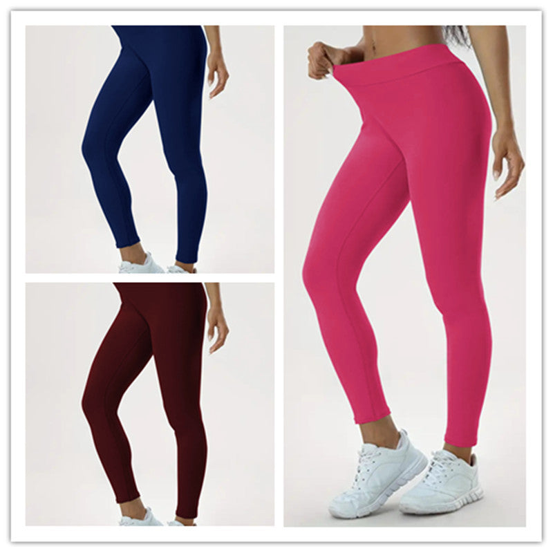 Women’s High-Waist Elastic Yoga Fitness Pants