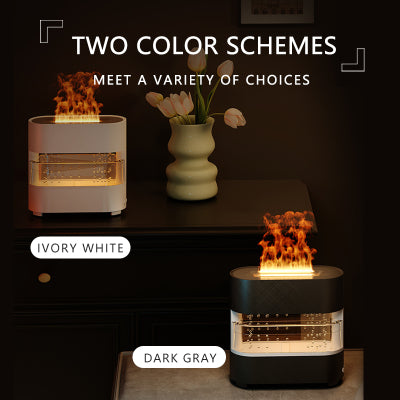 Rain Cloud Fire Flame Humidifier and Diffuser