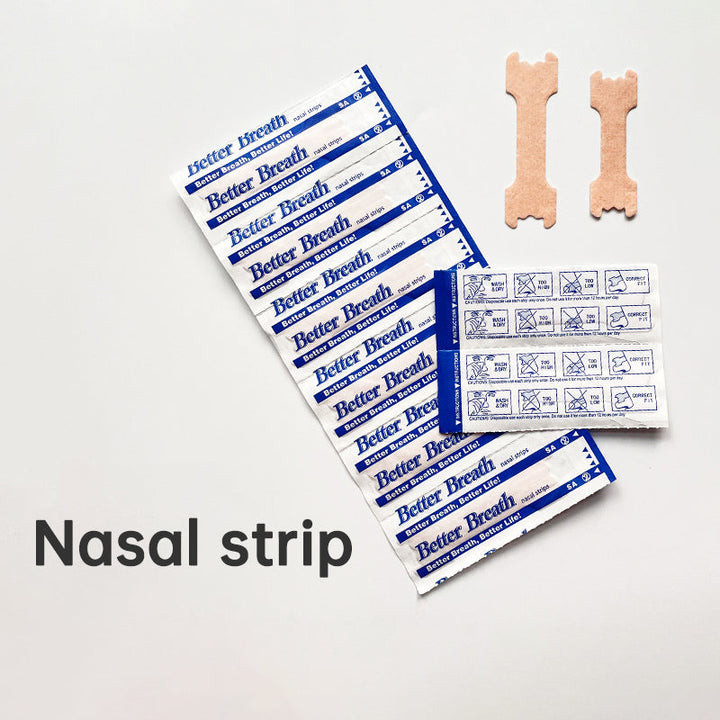 Breathable Nasal Strips for Snoring and Sleep
