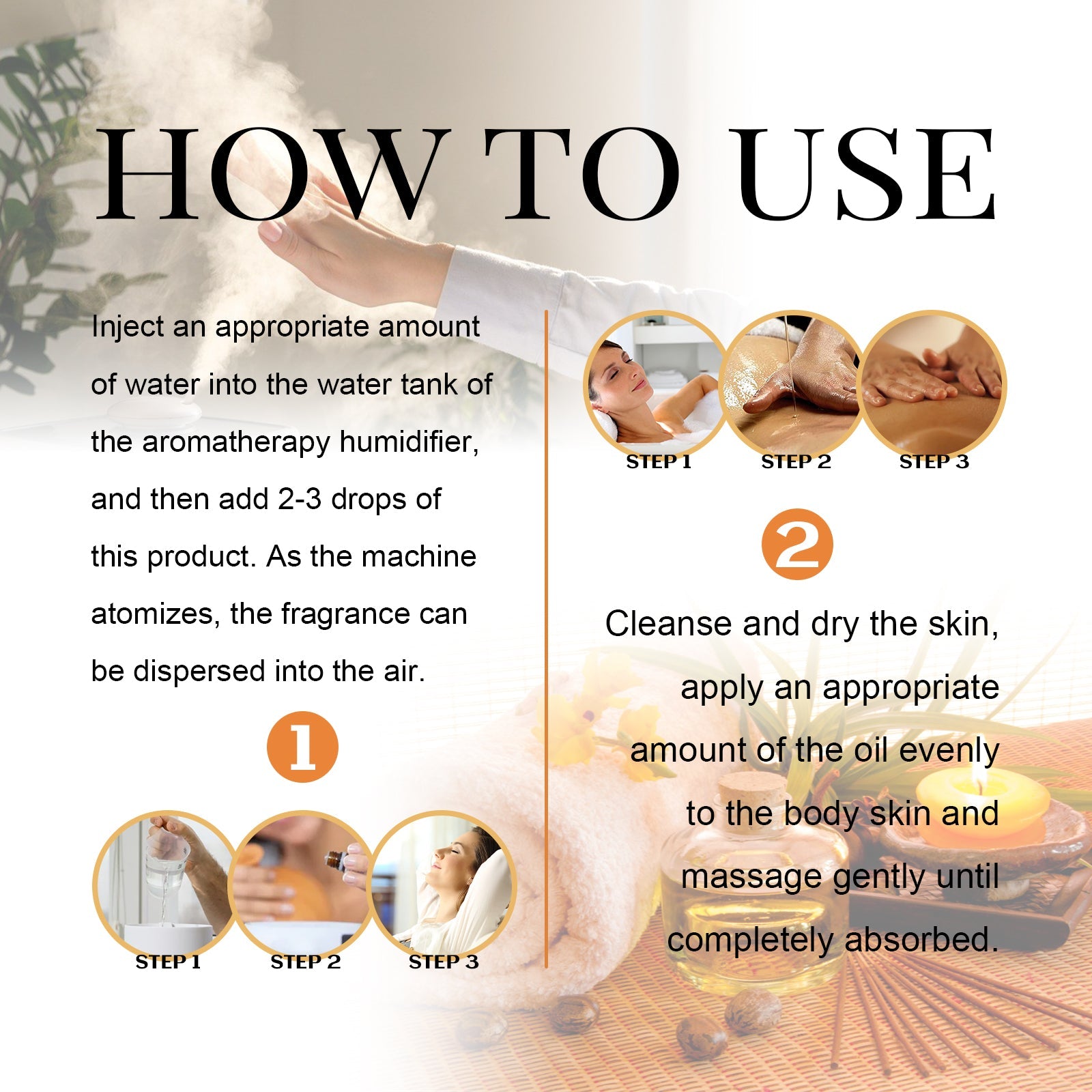 Hydrating Essential Oil Set for Body Care