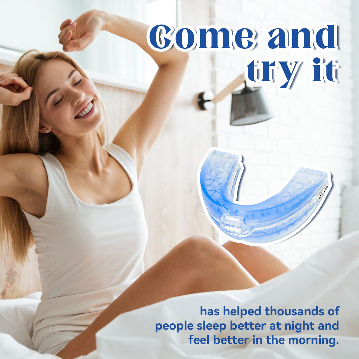 Adjustable Silicone Anti-Snoring and Anti-Bruxism Braces