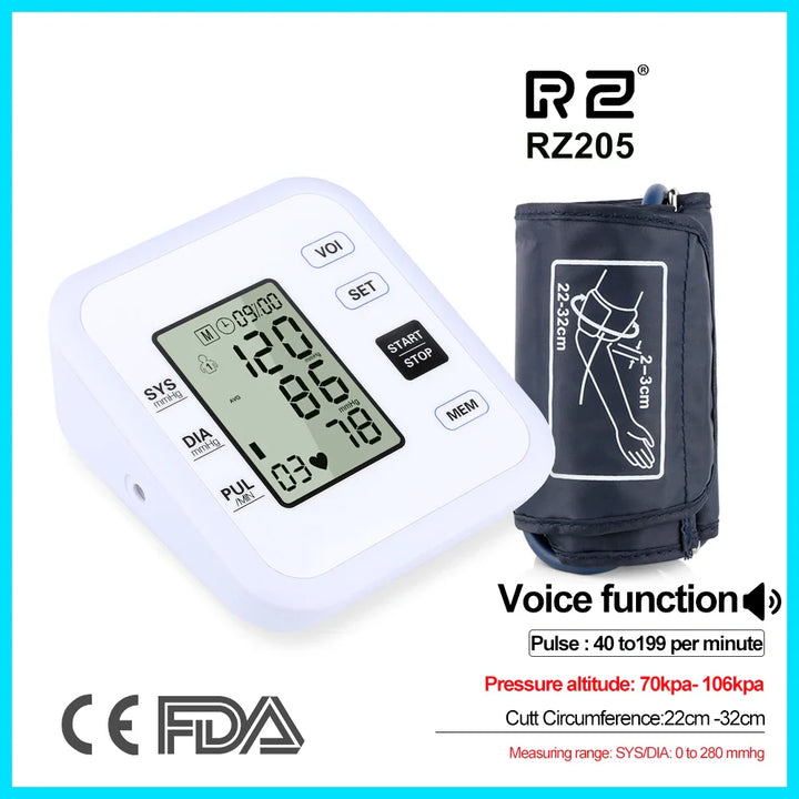 Arm Blood Pressure Monitor with Pulse Heart Rate