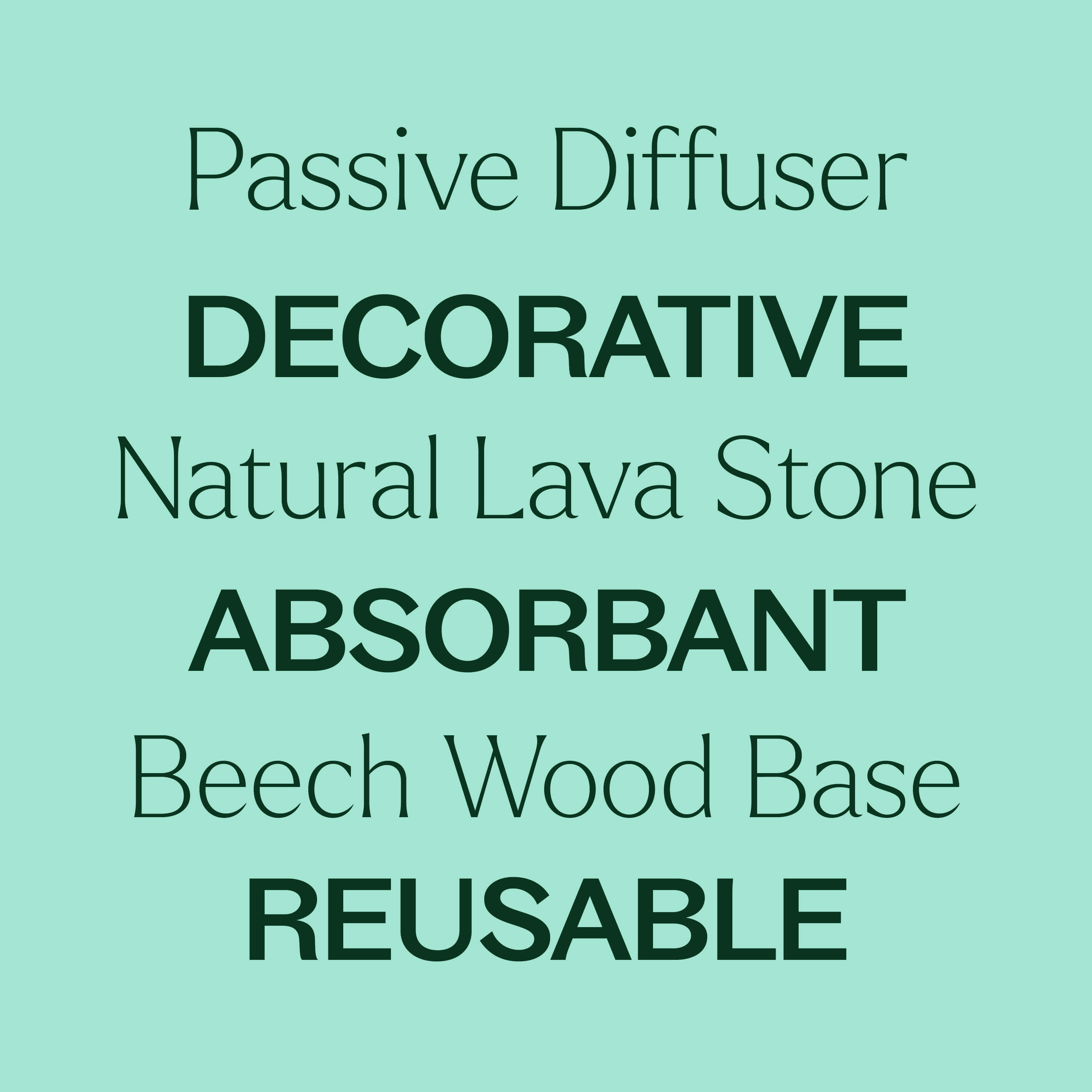 Lava Rock Passive Diffuser