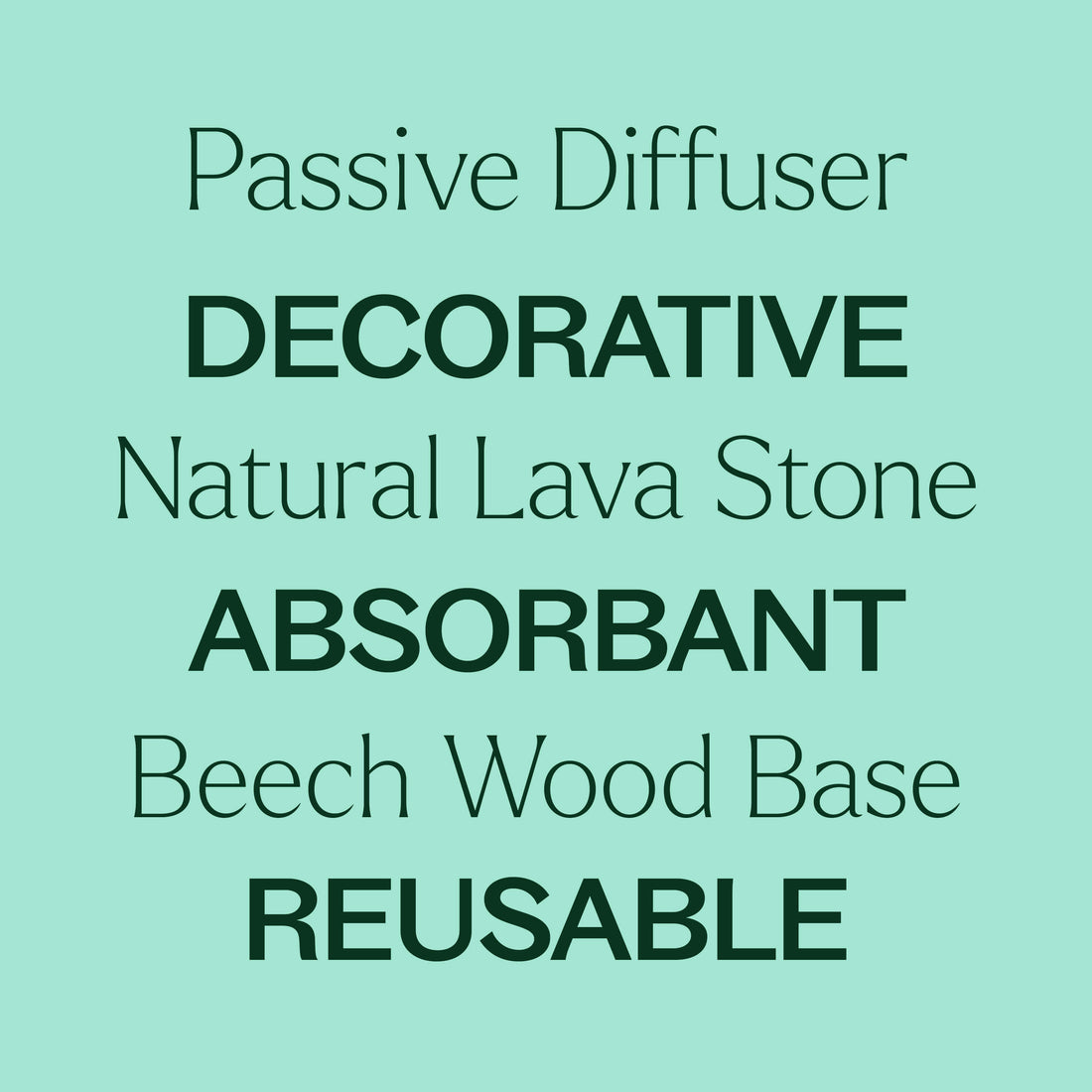 Lava Rock Passive Diffuser