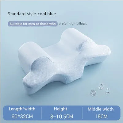 Sleeping Beauty Pillow Anti-Wrinkle Neck Protection Sleep Memory Foam Pillow Comfortable Soft Skin Care Bedding Cool Face Pillow