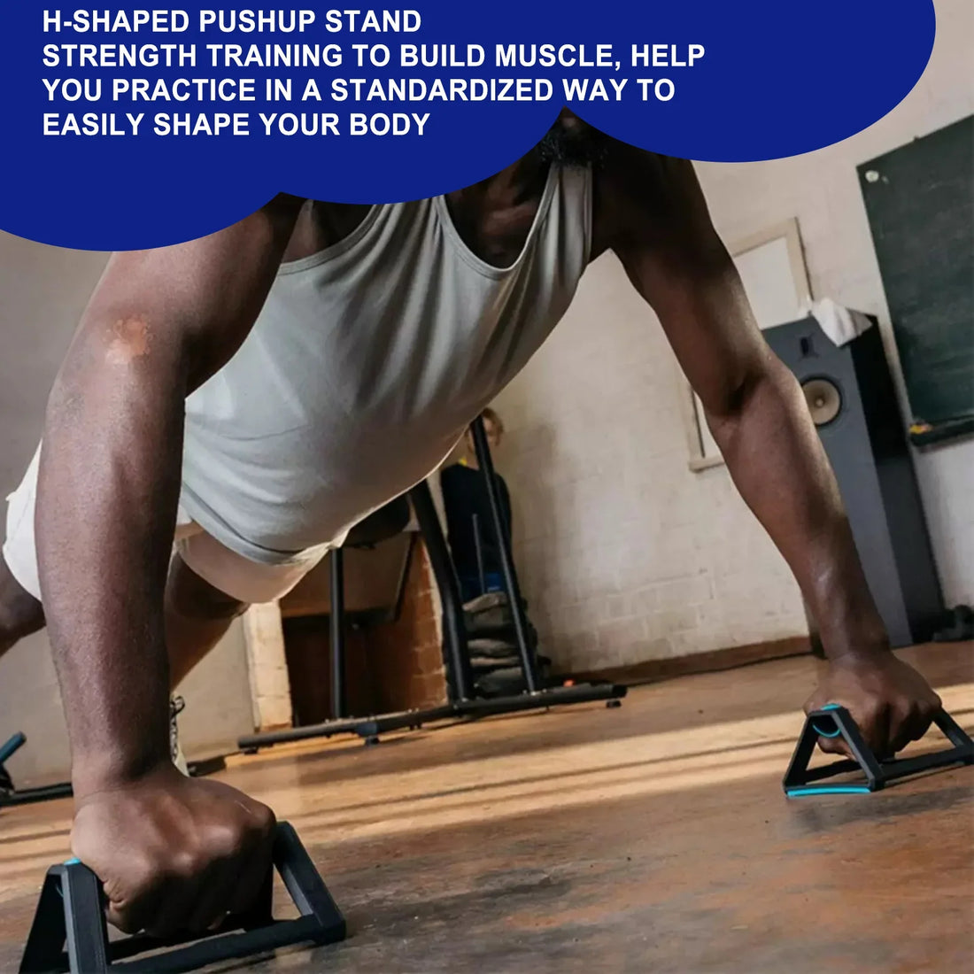 Ergonomic Push-Up Stand for Home Gym Training