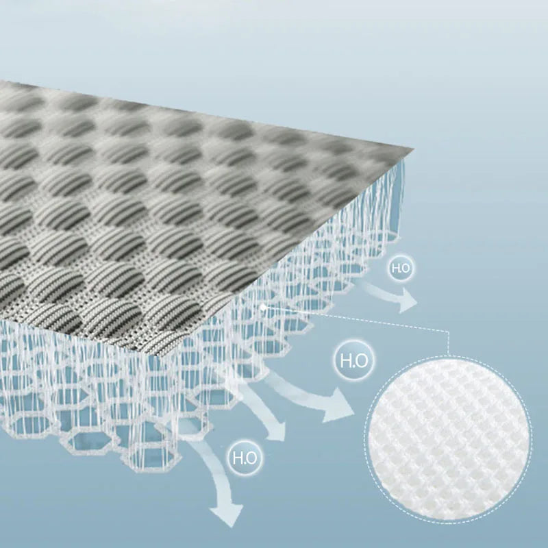 DecorBites™ Ice Rayon Cooling Pillow for Neck Health & Comfort