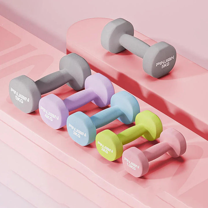 Neoprene Dumbbells for Home Fitness and Strength