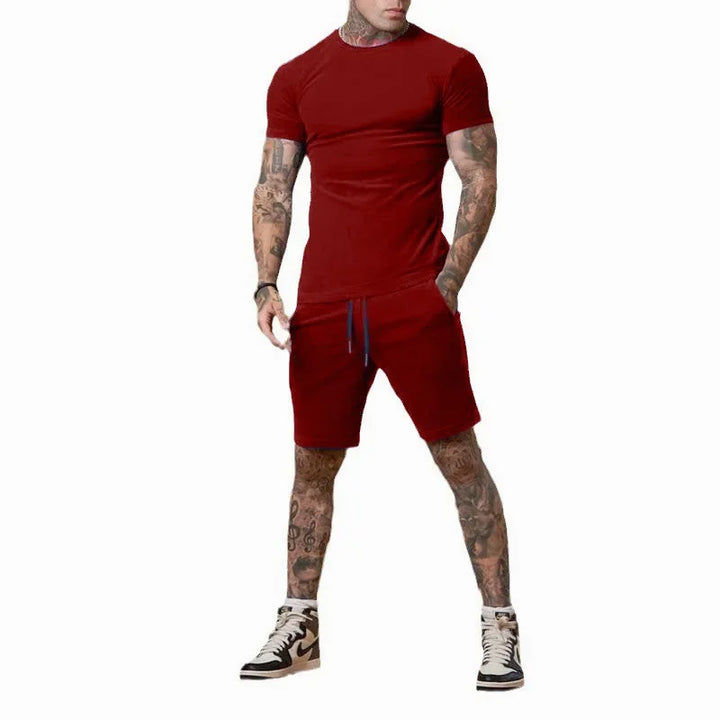 Men's Breathable Summer Sportswear Set