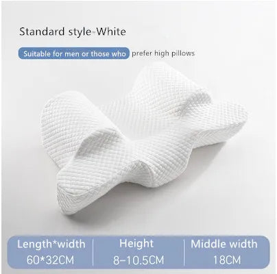 Sleeping Beauty Pillow Anti-Wrinkle Neck Protection Sleep Memory Foam Pillow Comfortable Soft Skin Care Bedding Cool Face Pillow