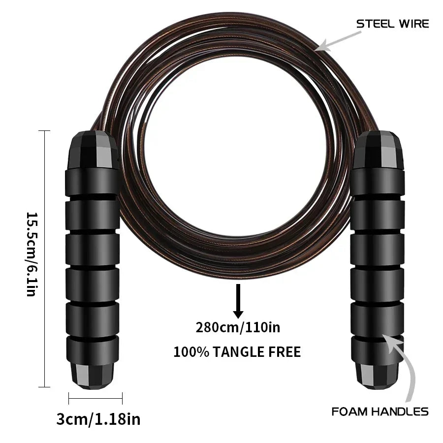 Adjustable Rapid Speed Jump Rope for Fitness