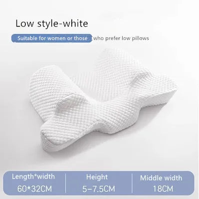 Sleeping Beauty Pillow Anti-Wrinkle Neck Protection Sleep Memory Foam Pillow Comfortable Soft Skin Care Bedding Cool Face Pillow