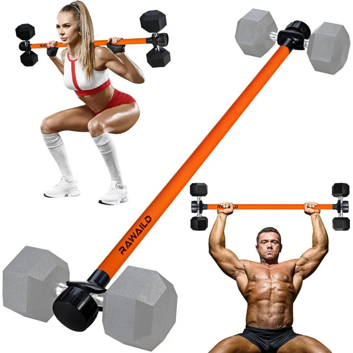 Dumbbell to Barbell Converter Weightlifting Bar