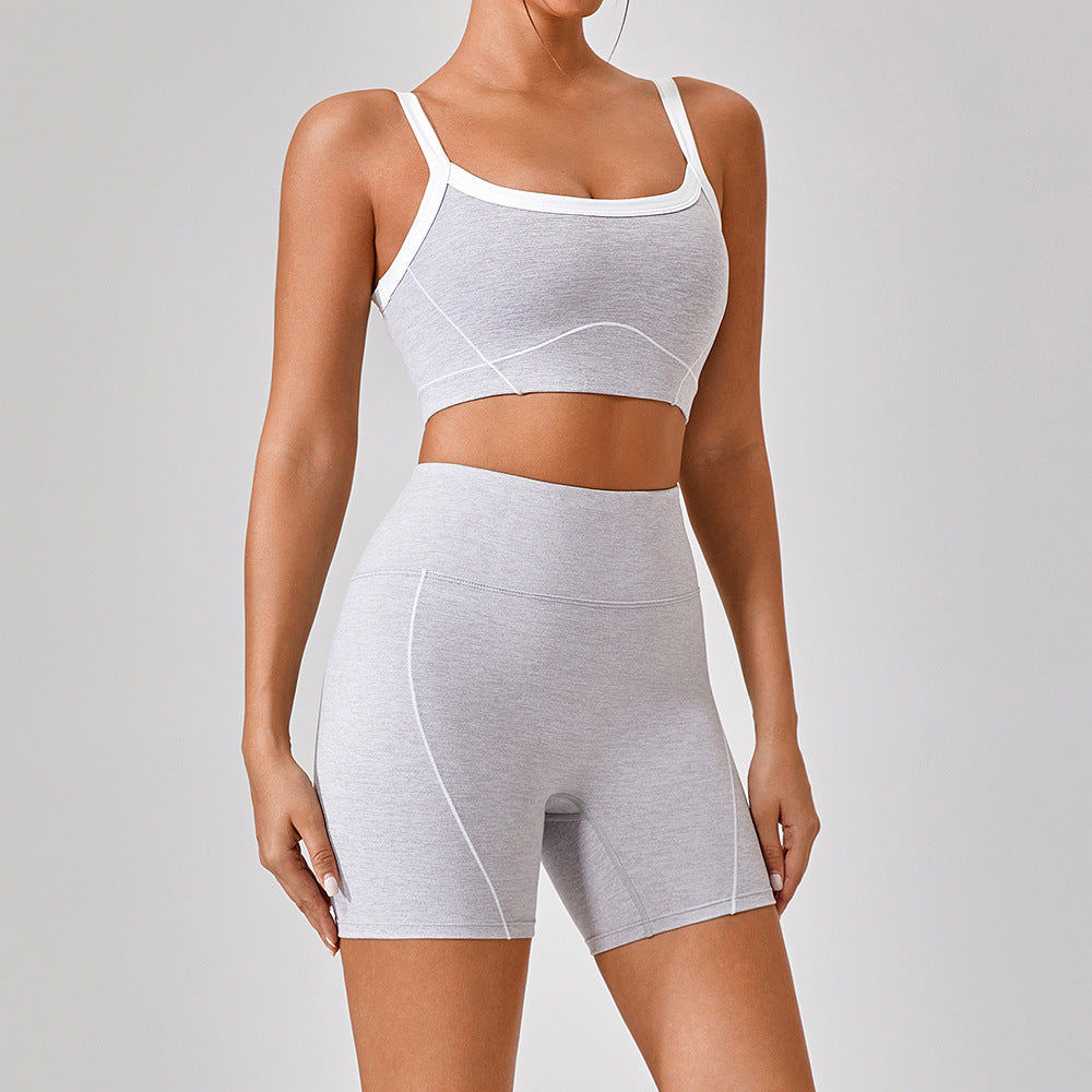 Women’s Spaghetti Strap Yoga Fitness Set Outfit