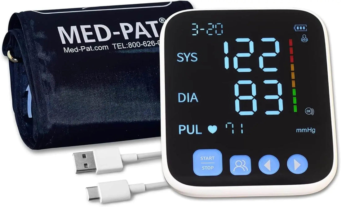 Med-Pat BP-S Arm Blood Pressure Monitor Home